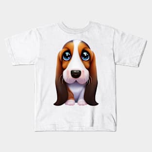 Furmidable Basset Hound Kids T-Shirt